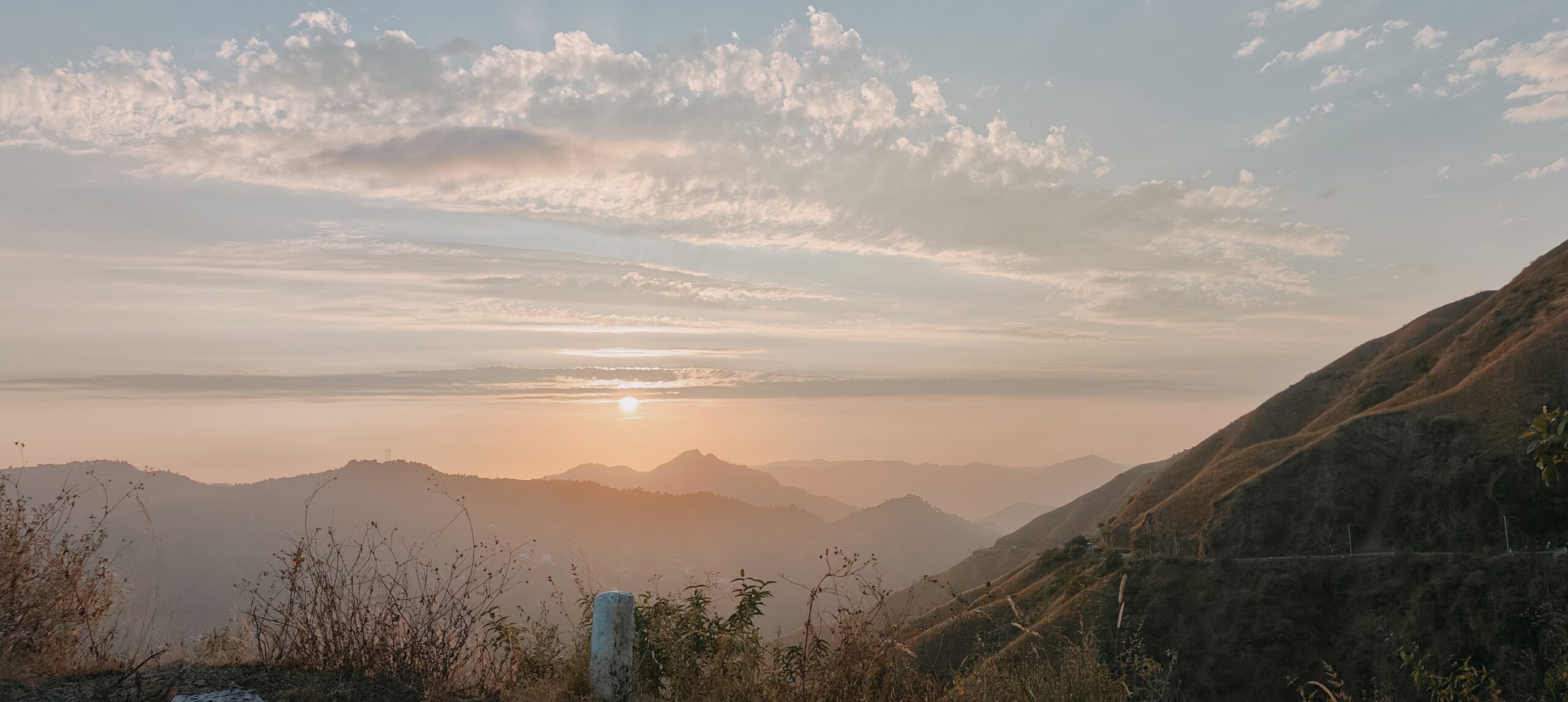 Journey to Chindi- Sunset view on the way to Chindi