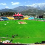 stadium in the clouds-Three Days in Dharamshala