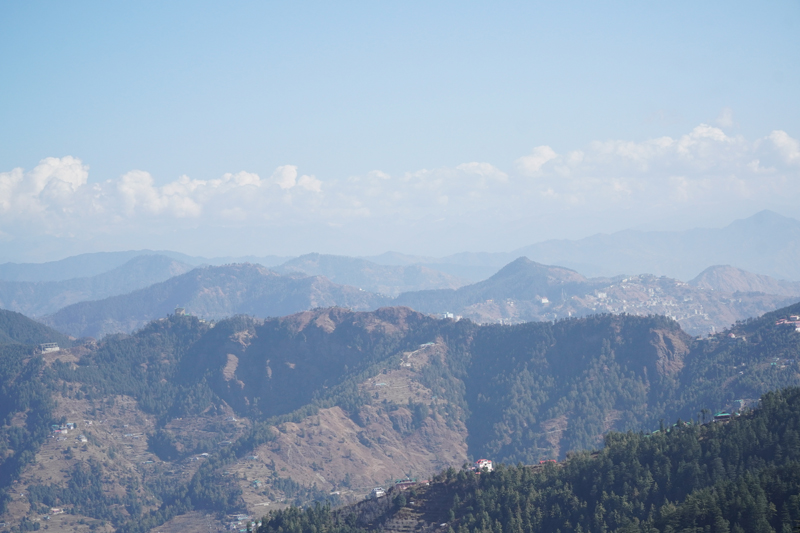 Visit to Kali Tibba Chail - View from Kufri